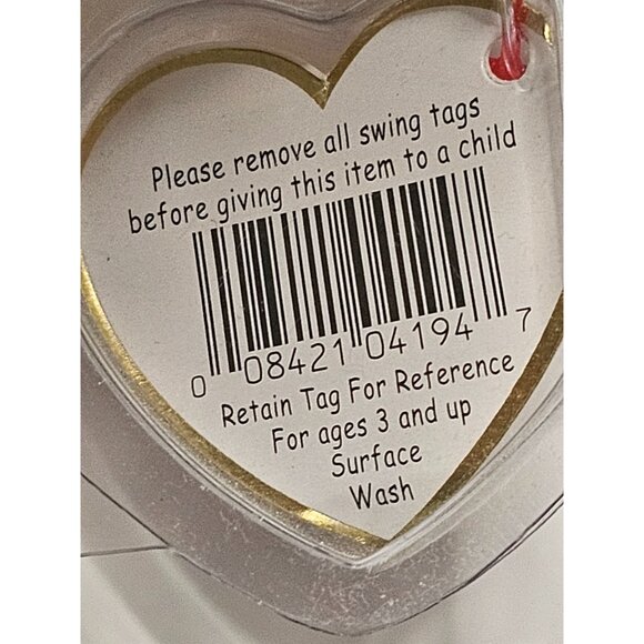 Ty Beanie Babies Whisper Deer 1998 Collectible Plush Toy 7" Fawn Baby - Picture 10 of 11